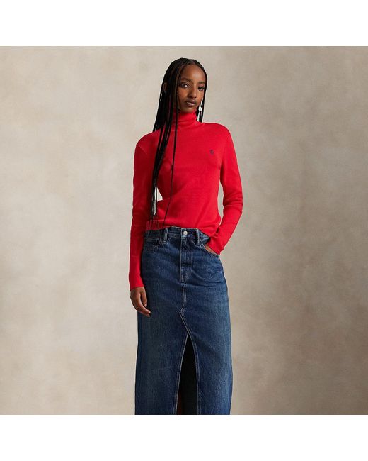 Polo Ralph Lauren Blue Denim Maxi Skirt