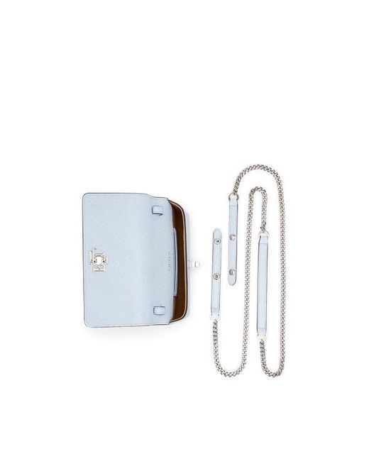 Borsetta porta cellulare effetto texture di Ralph Lauren in White