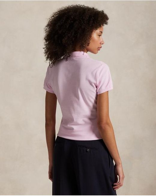 Polo Ralph Lauren Pink Slim Fit Stretch Polo Shirt
