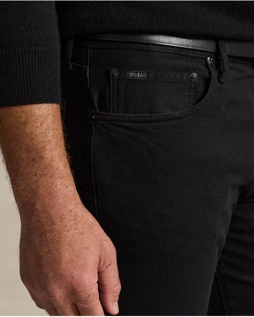 Ralph Lauren Blue Hampton Straight Stretch Jean for men