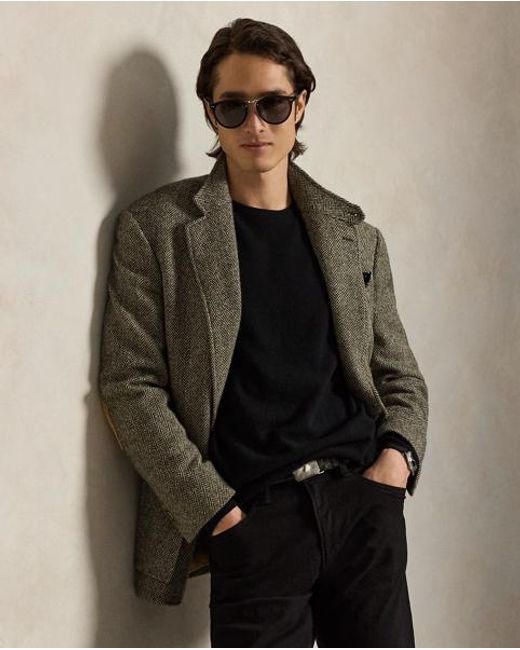 Polo Ralph Lauren Black Wool Crewneck Jumper for men