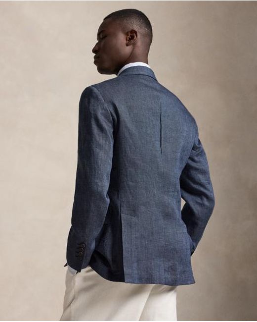 Polo Ralph Lauren Blue Polo Modern Fit Nailhead Blazer for men
