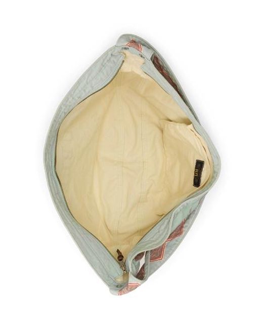 RRL Metallic Canvas Newsboy Bag for men