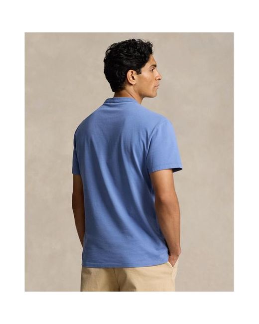 Polo Ralph Lauren Blue Classic Fit Big Pony Jersey T-shirt for men