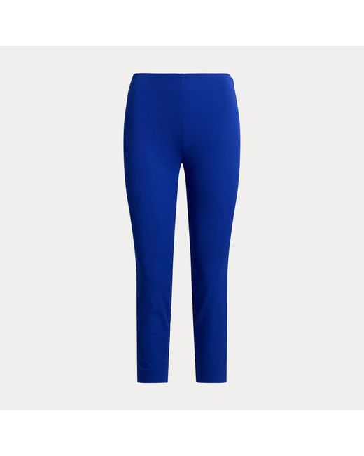 Ralph Lauren Blue 7/8-Skinny-Fit Stretchhose