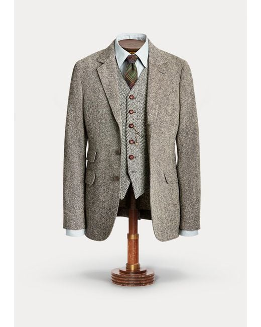 Veste costume tweed laine Donegal Ralph Lauren pour homme en coloris Multicolor