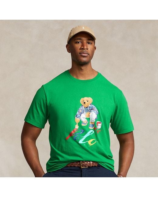 Polo Ralph Lauren Ralph Lauren Polo Bear Jersey T shirt in Green