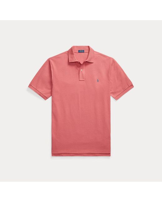 Ralph Lauren Große Größen - Das legendäre Piqué-Poloshirt in Pink für Herren