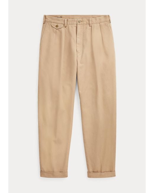 Polo Ralph Lauren Natural Relaxed Fit Pleated Chino for men