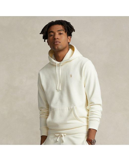 Ralph Lauren Loopback Fleece Hoodie in Natural for Men Lyst UK