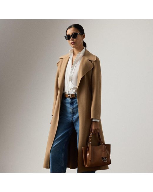 Ralph Lauren Blue Ralph Lauren Leonarda Cashmere Wrap Coat