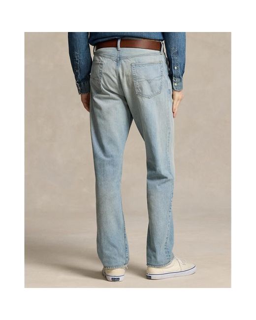 Polo Ralph Lauren Heritage-Straight-Fit Jeans im Used-Look in Blue für Herren