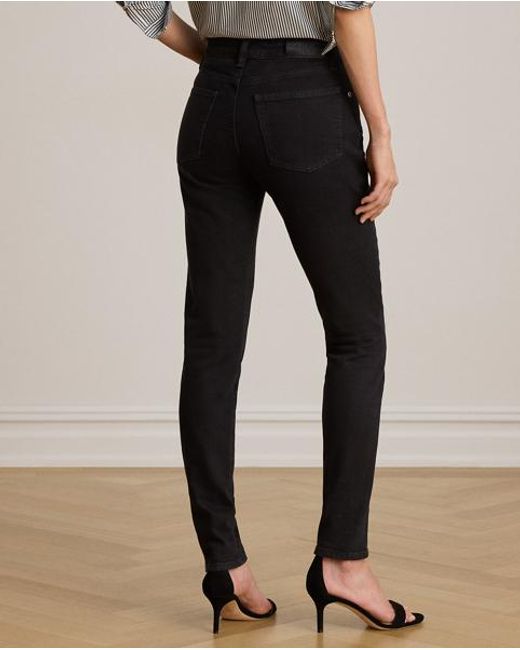 Ralph Lauren Black High-Rise Skinny Jean