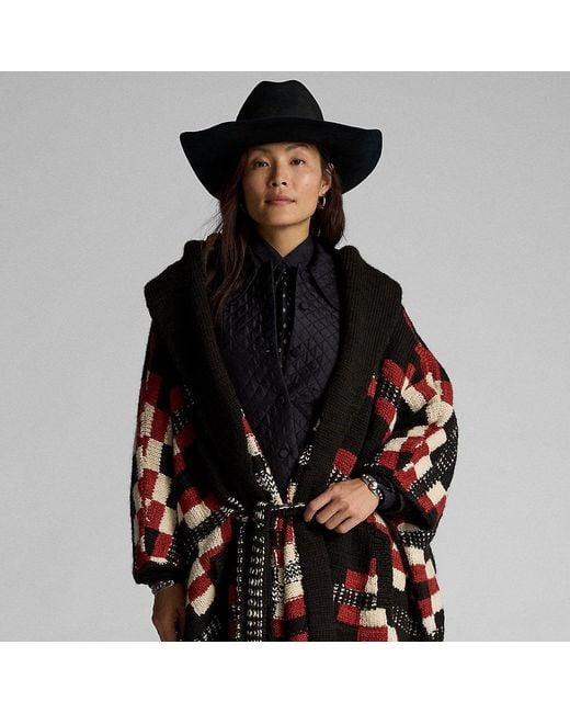 Plaid wrap cardigan discount