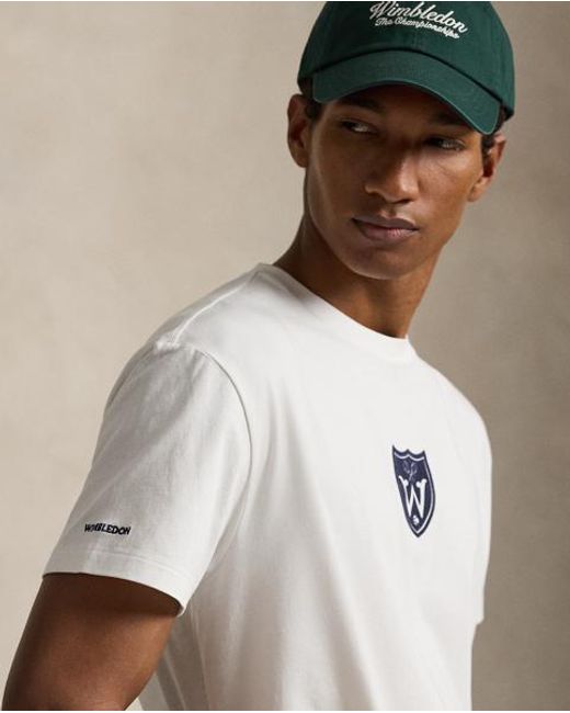 Polo Ralph Lauren Natural Wimbledon Classic Fit Graphic T-Shirt for men