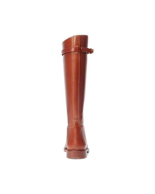 Polo Ralph Lauren Red Leather Riding Boot