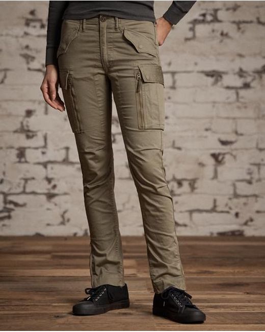 Ralph Lauren Green Stretch Skinny Cargo Pant