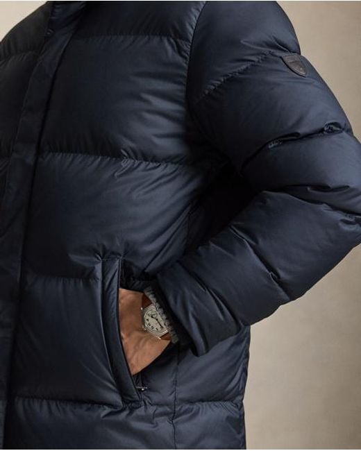 Polo Ralph Lauren Blue The Decker Matte Down Coat for men