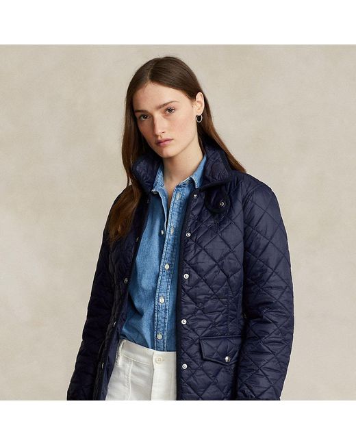 Polo Ralph Lauren Blue Quilted Jacket