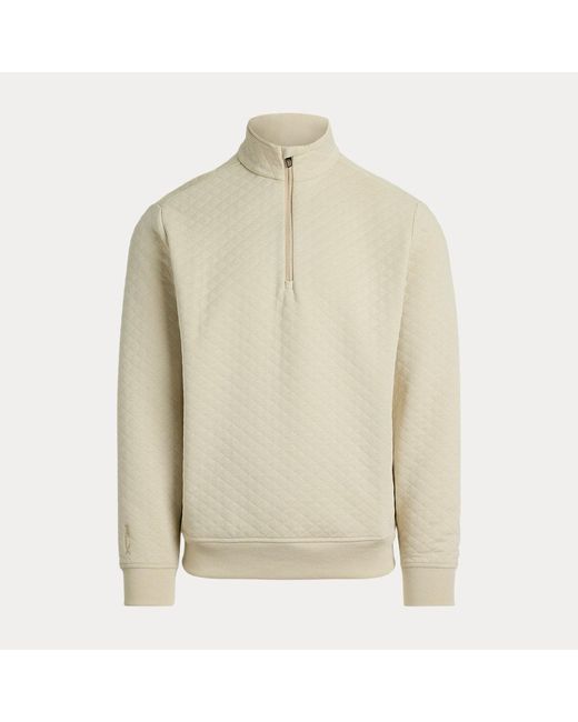 Ralph Lauren Natural Quilted Double-Knit Pullover for men
