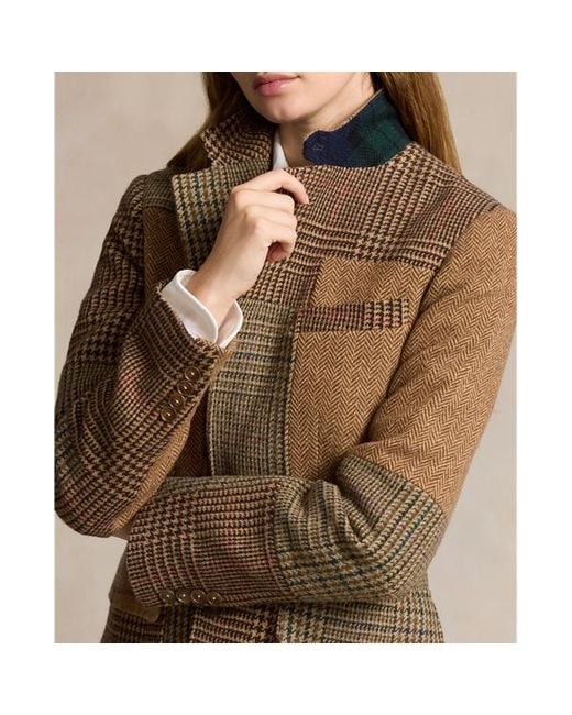 Polo ralph lauren tweed jacket sales
