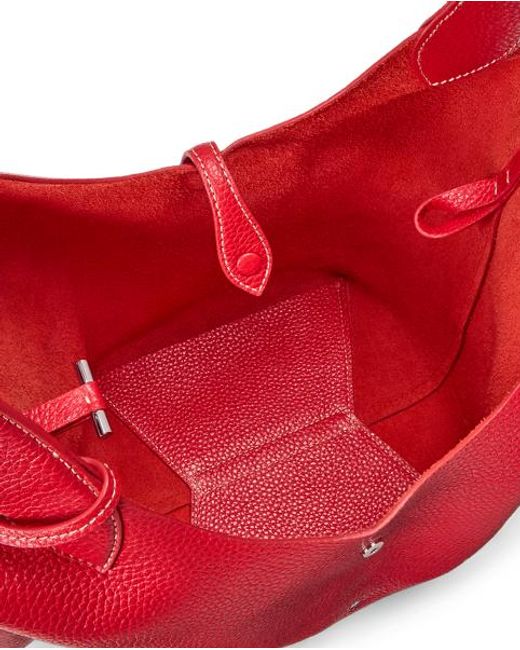 Polo Ralph Lauren Red Polo Play Leather Tote