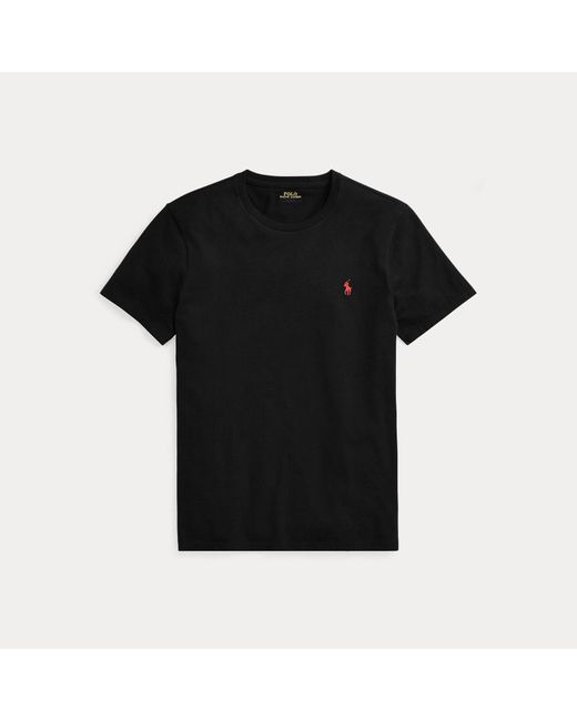 Polo Ralph Lauren Blue Custom Slim Fit Jersey Crewneck T-shirt for men