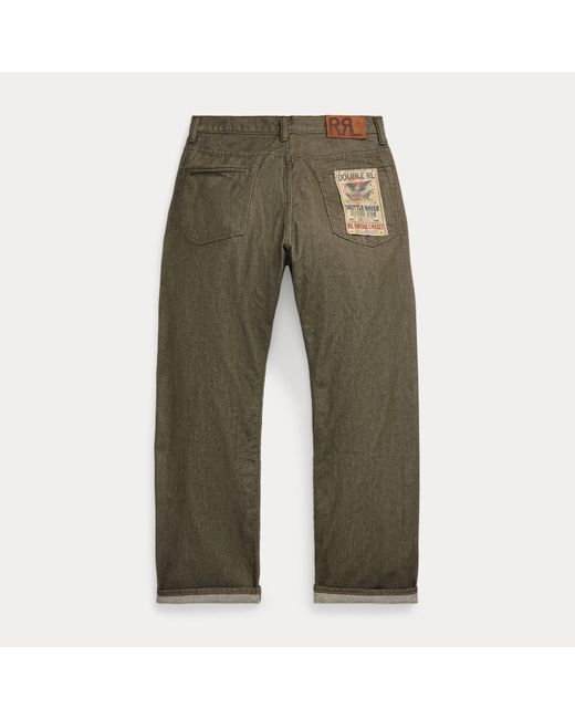 Ralph Lauren Green Vintage 5-Pocket Selvedge Jean for men