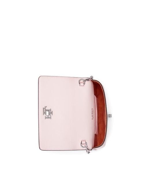 Borsetta porta cellulare in pelle di Lauren by Ralph Lauren in Pink