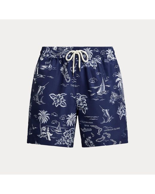 Polo Ralph Lauren Red 14.5 Cm Traveller Swimming Shorts for men