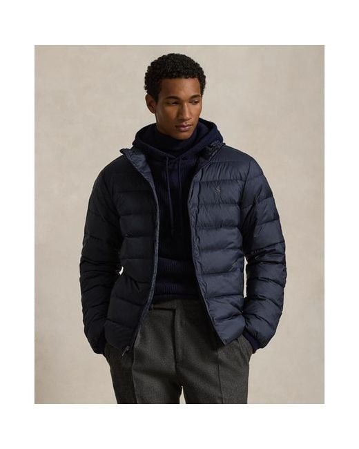 Polo Ralph Lauren Blue The Colden Packable Down Jacket for men