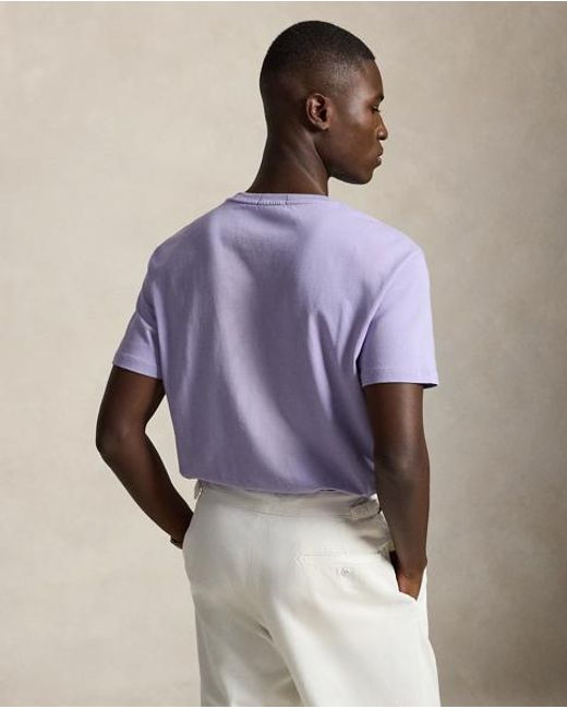 Polo Ralph Lauren Purple Classic Fit Jersey T-Shirt for men