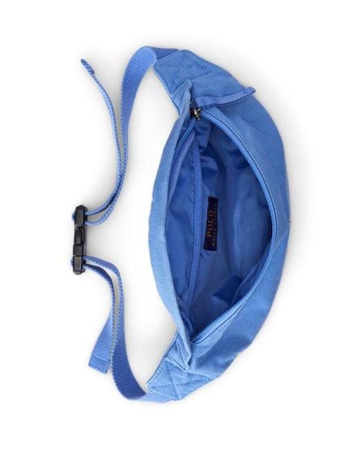 Polo Ralph Lauren Blue Canvas Waistpack for men