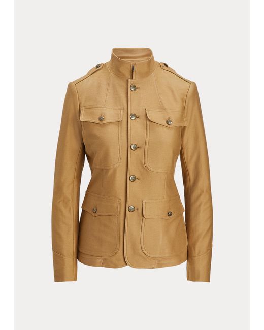 Polo Ralph Lauren Jacquard Safariblazer in het Brown