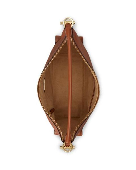 Ralph Lauren Blue Nappa Leather Large Blaike Shoulder Bag