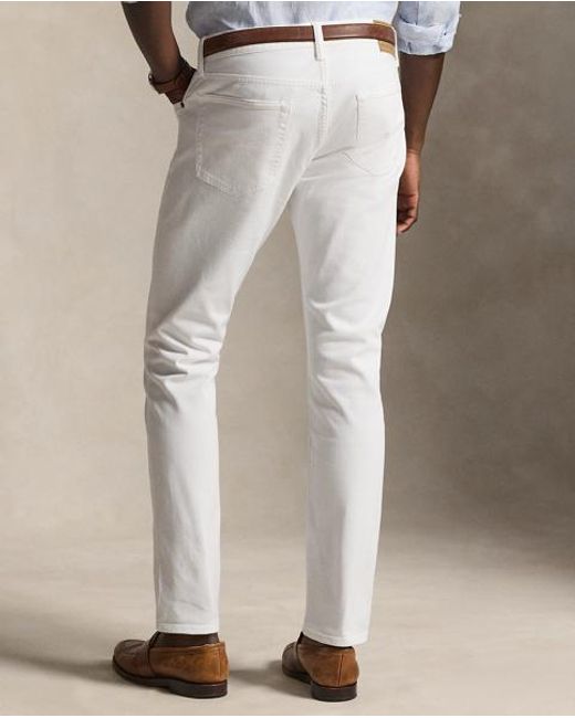 Polo Ralph Lauren Black Sullivan Slim Garment-Dyed Stretch Jean for men