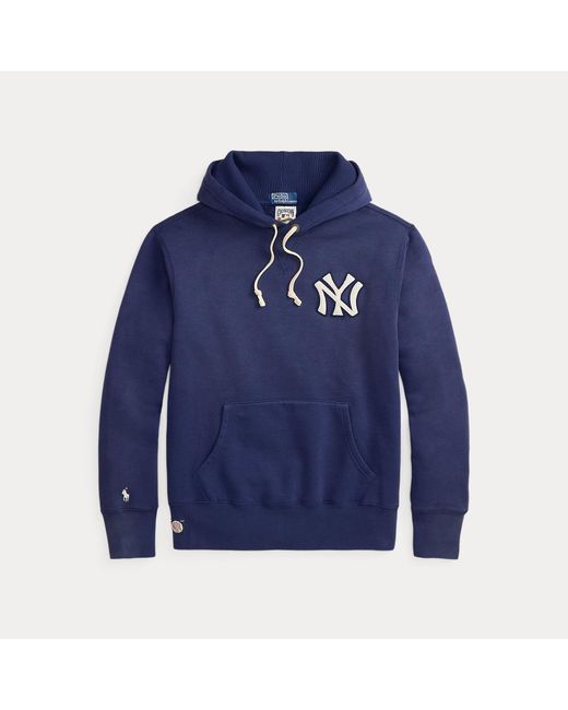 Polo Ralph Lauren Blue Polo Ralph Lauren Lauren Yankees Hoodie for men