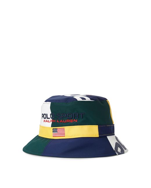 Polo Ralph Lauren Blue Polo Sport Bucket Hat for men