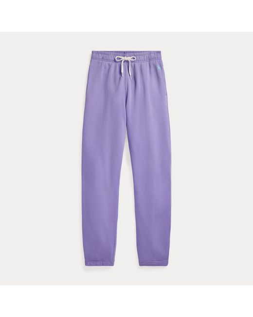 Pantalón De Chándal De Felpa Con Cordón Polo Ralph Lauren de color Purple