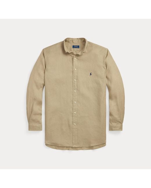 Ralph Lauren Natural Linen Shirt for men