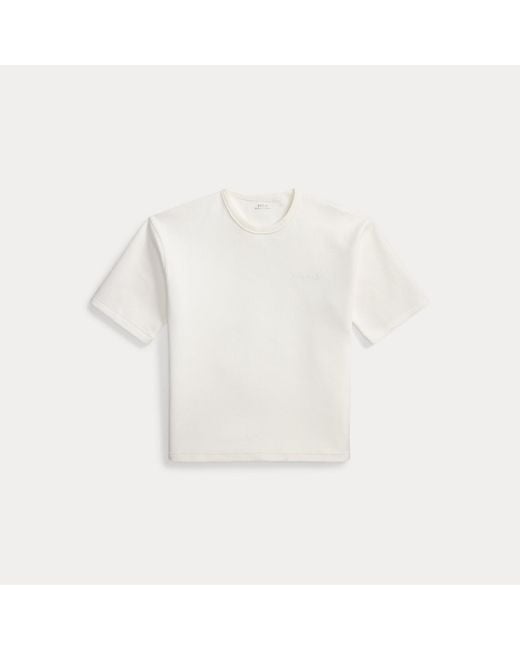 Polo Ralph Lauren White Relaxed Fit Double-Knit T-Shirt for men
