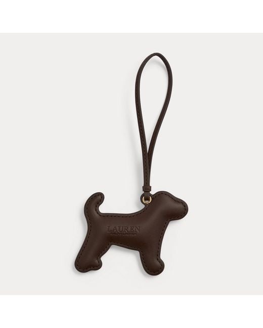Ralph Lauren Brown Embroidered Jack Russell Terrier Charm