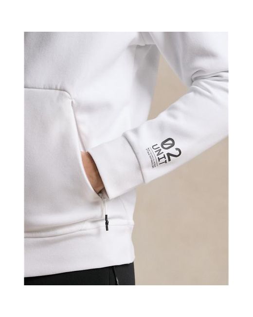 RLX Ralph Lauren Waterbestendige Double-knit Hoodie in het White voor heren