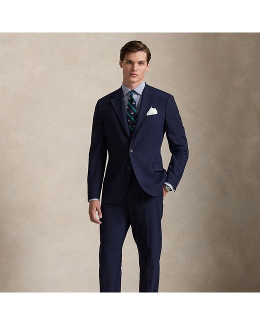 Polo Ralph Lauren Blue Wool-Blend Suit Trouser for men