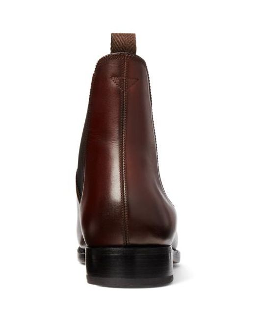 Ralph Lauren Brown Penfield Calfskin Chelsea Boot for men