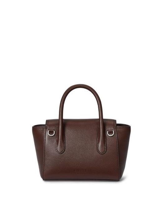 Petite Sacoche Tanner En Cuir Grainé Ralph Lauren en coloris Blue