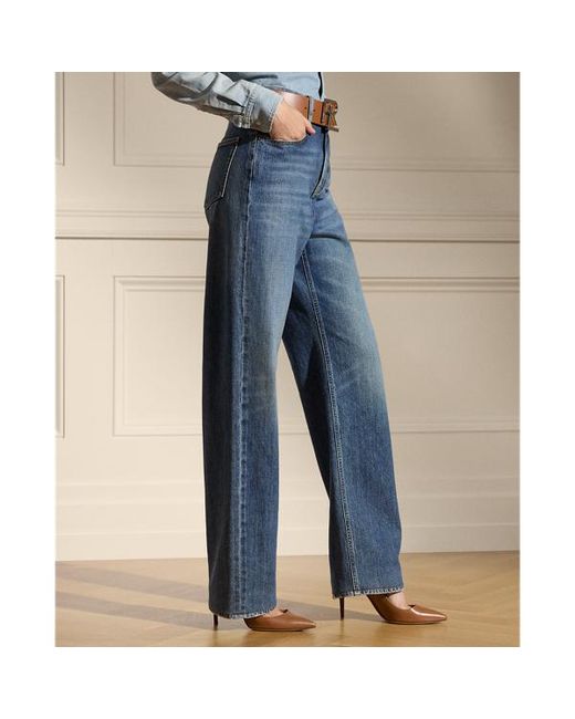 Ralph Lauren Blue Ralph Lauren Novah High-Rise Wide-Leg Jean