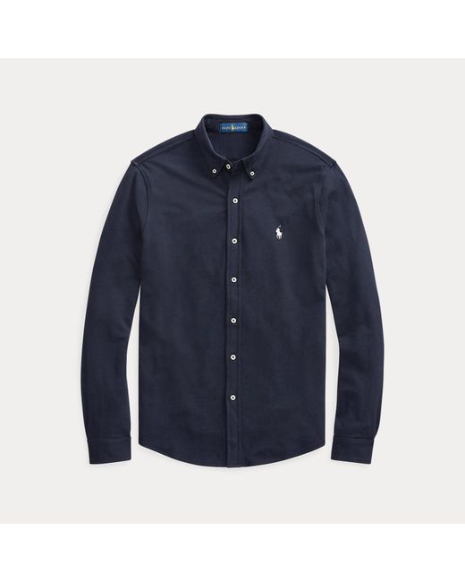 Polo Ralph Lauren Blue Fw Mesh Sports Shirt for men