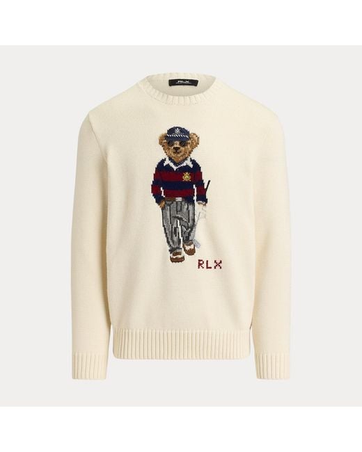 Ralph Lauren Natural Polo Bear Performance Jumper for men
