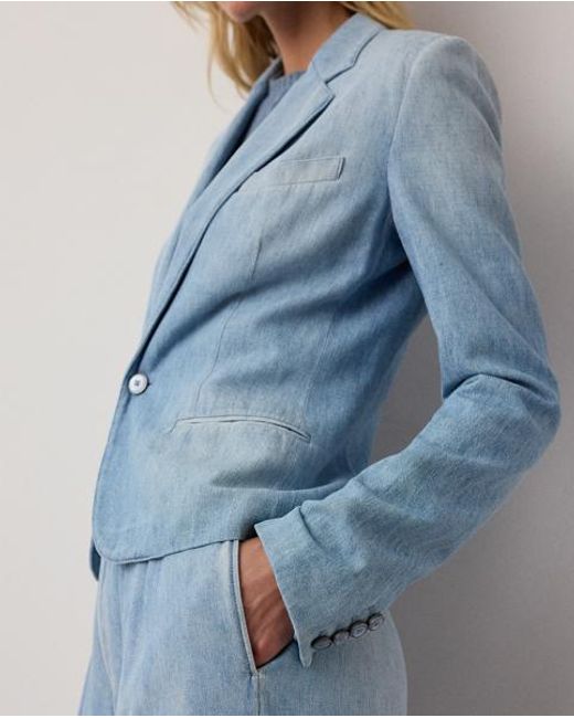Ralph Lauren Blue Lochlan Cotton Denim Jacket